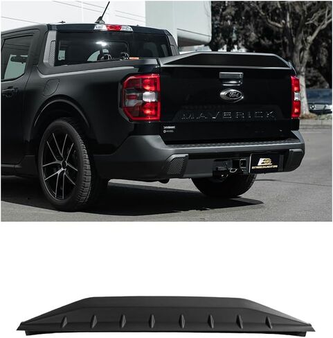 Replacement for 2021-Present Ford Maverick Models | Street Series ABS Plastic - Matte Black Rear Trunk Lid Wing Tailgate Spoiler in Saudi Arabia