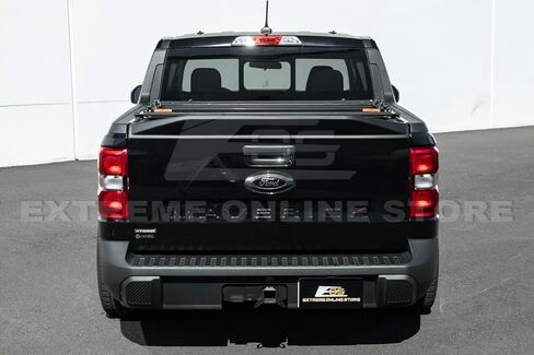 Replacement for 2021-Present Ford Maverick Models | Street Series ABS Plastic - Matte Black Rear Trunk Lid Wing Tailgate Spoiler in Saudi Arabia
