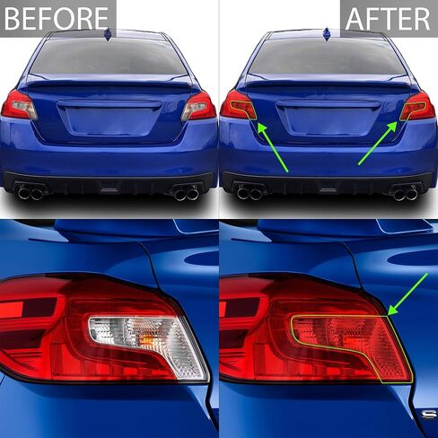 Bogar Tech Designs Tail Light Tint Kit Redout Compatible with and Fits Subaru WRX/STI 2015-2021, Red in Saudi Arabia