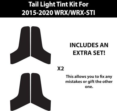 Bogar Tech Designs Tail Light Tint Kit Redout Compatible with and Fits Subaru WRX/STI 2015-2021, Red in Saudi Arabia