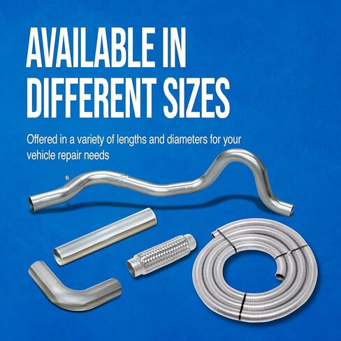 Walker Heavy Duty 29910 Exhaust Stack Pipe Str. Tube-5" Dia.-60" Lgth.-Steel Chrome Spout in Saudi Arabia