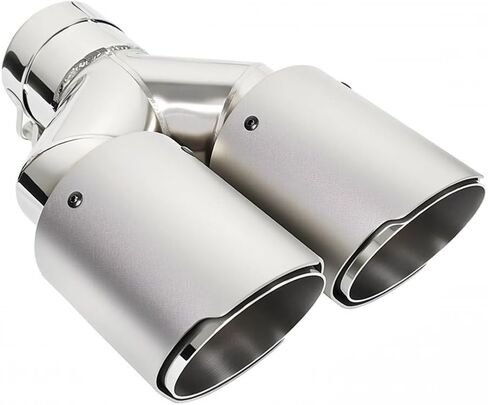 المزدوج 2.5 "مدخل 3.5" منفذ العادم نصائح صالح ل 62-63 مللي متر OD Tailpipe العادم الأنابيب الذيل الحلق أنابيب طرفية تعديل أجزاء المحروقة in Kuwait