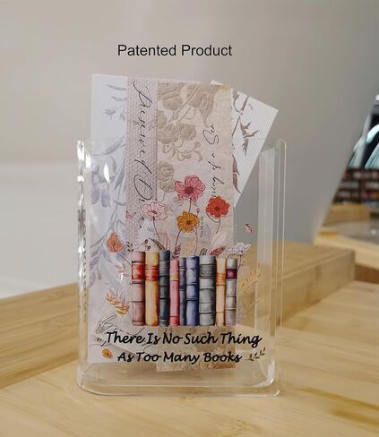 حاملات الإشارات المرجعية ديكور رف الكتب، ملحق منظم مكتب المنزل، حامل قلم رصاص لعلامات الكتب، هدايا لمحبي كتب الأصدقاء (زهرة) in Kuwait