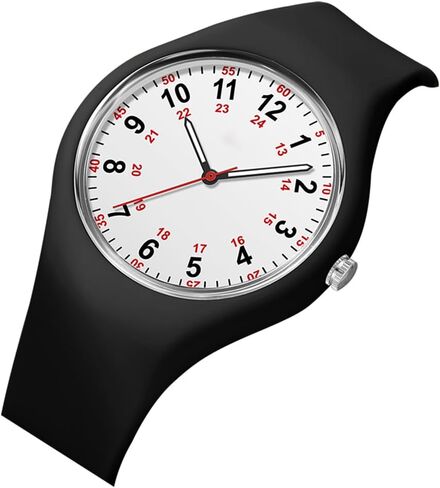 XCZAP Waterproof Nurse Watch for Medical Professionals Analog Watches Students Teachers Nurses Doctors Luminouse Easy Read Dial,12/24 Hour Military Time Watches for Women in Saudi Arabia