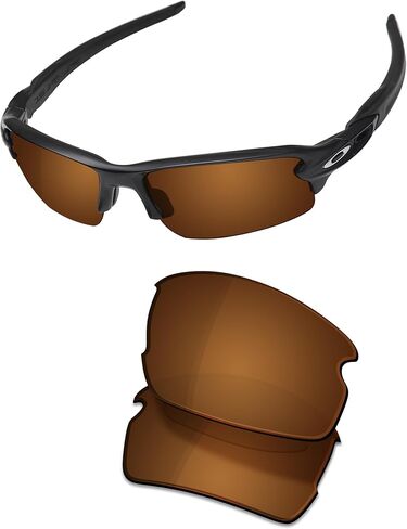 عدسات OSharp البديلة لنظارات Oakley Flak 2.0 OO9295-59mm الشمسية - مستقطبة عالية الدقة، معكوسة، حماية من الأشعة فوق البنفسجية وملائمة تمامًا in Kuwait