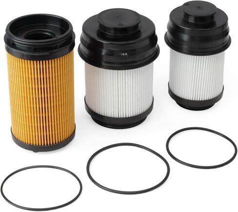 68677800AA فلتر الوقود فاصل المياه 68677810AA مجموعة فلتر الزيت متوافقة مع دودج رام 2500 3500 4500 5500 2025 2026 لمحركات الديزل التوربينية Cummins 6.7L، استبدل LF16453 FK11008NN in Kuwait