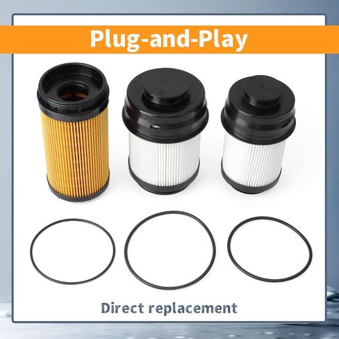 68677800AA فلتر الوقود فاصل المياه 68677810AA مجموعة فلتر الزيت متوافقة مع دودج رام 2500 3500 4500 5500 2025 2026 لمحركات الديزل التوربينية Cummins 6.7L، استبدل LF16453 FK11008NN in Kuwait