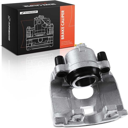 A-Premium Disc Brake Caliper Assembly Without Bracket Compatible with Select Audi and Volkswagen Models - Q3/Q3 Quattro 2015-2018, Passat 2012-2018, For Tiguan, For Tiguan Limited - Front Passenger in Saudi Arabia