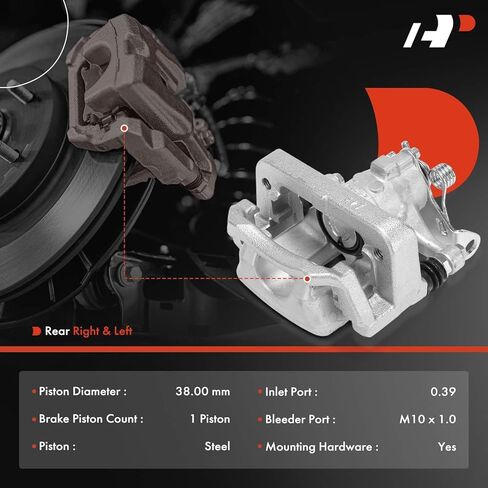 A-Premium Disc Brake Caliper Assembly with Bracket Compatible with Chevrolet Trax 2018-2022 & Buick Encore 2018-2022 - Rear Driver and Passenger Side in Saudi Arabia