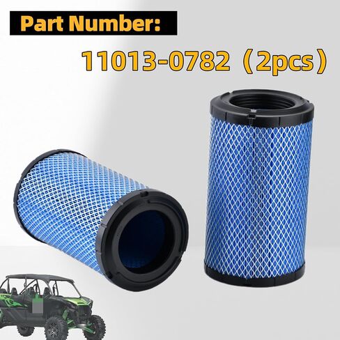 (2PCS) 11013-0782 Air Filter Compatible with Kawasaki 2020-2024 Teryx KRX 1000 2023-2024 KRX4 1000 Engine in Saudi Arabia