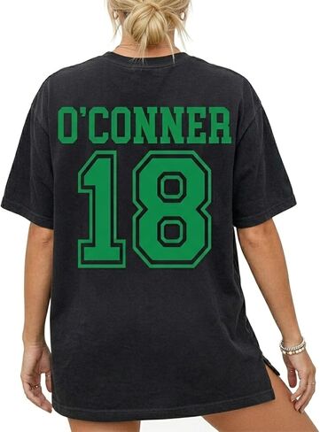 Custom St. Patrick's Day T-Shirt, Personalized Name & Number, Unisex Shamrock Shirt for Men & Women, Custom Sweatshirt Design Your Own, Gift for St. Patrick's Day in Kuwait