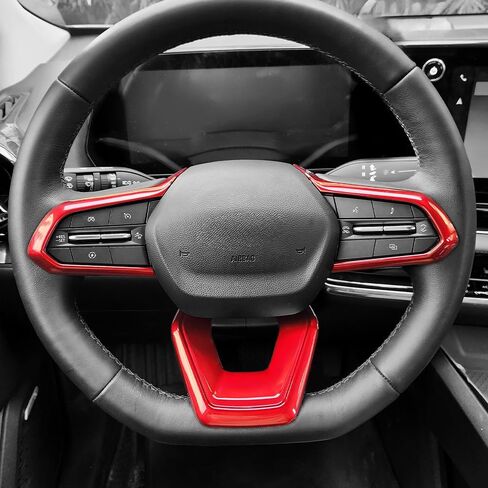 Steering Wheel Cover Compatible with Chevrolet Equinox 2025 2026, Auto Interior Upgrade Accessories-Carbon Fiber Pattern in Saudi Arabia