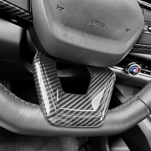 Steering Wheel Cover Compatible with Chevrolet Equinox 2025 2026, Auto Interior Upgrade Accessories-Carbon Fiber Pattern in Saudi Arabia