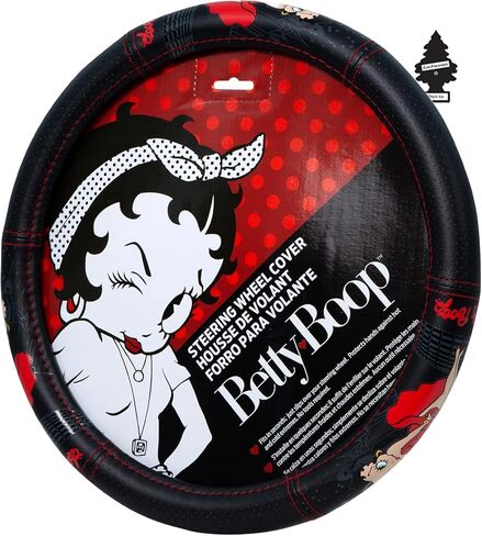 New Betty Boop Skyliner Design Car Truck Steering Wheel Cover Air Freshener Bundle in Saudi Arabia