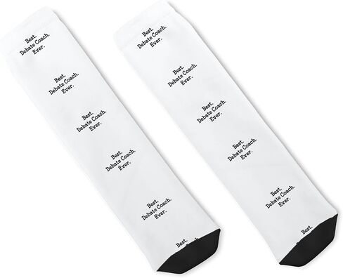 SpreadPassion Best Debate Coach Ever Socks - Debate Coach Novelty Socks - Soft and ultra-comfortable Birthday Gifts Socks in Kuwait