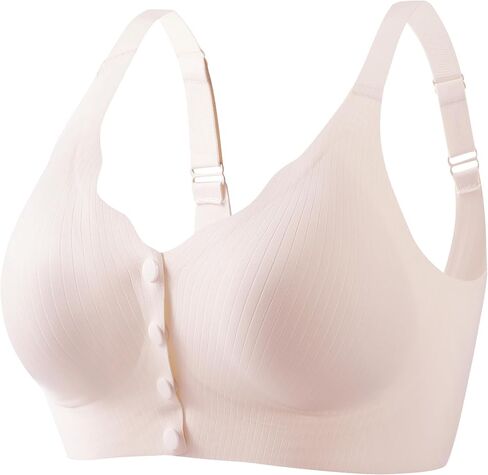 Gailife 3 عبوات من حمالات الصدر اللاسلكية ذات الإغلاق الأمامي من جيلي للنساء بدون خياطة مريحة بدون سلك داخلي، حمالة صدر ناعمة داعمة لاستئصال الثدي in Kuwait