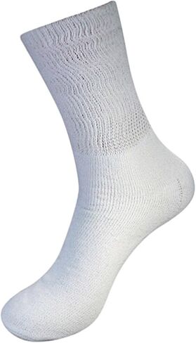 Lot of 3 Pairs Mens gray Diabetic Socks Loose Fit Big Size 13-15 Blue Label in Saudi Arabia