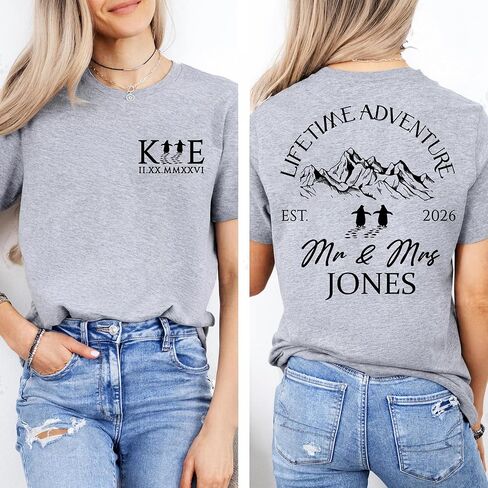 Matching Couple Hoodies: Roman Numeral&Initial, Just Married Shirts for Couples, Newlyweds Honeymoon Shirt, Bride and Groom Sweatshirts, Future Mrs and Mr Hoodies: Wedding, Anniversary, Valentines Day in Kuwait