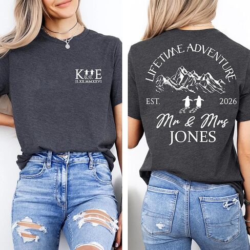 Matching Couple Hoodies: Roman Numeral&Initial, Just Married Shirts for Couples, Newlyweds Honeymoon Shirt, Bride and Groom Sweatshirts, Future Mrs and Mr Hoodies: Wedding, Anniversary, Valentines Day in Kuwait