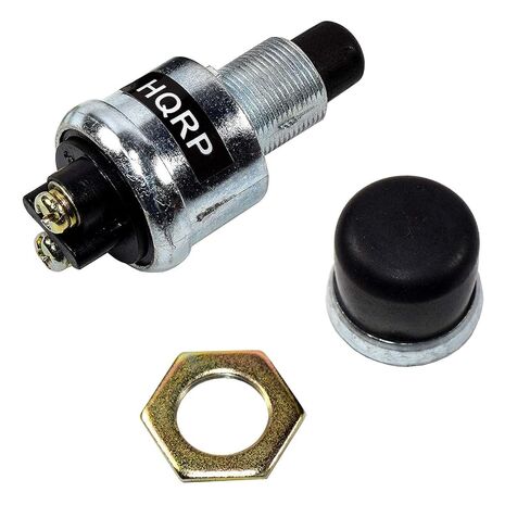 مفتاح تشغيل HQRP 12V 50A متوافق مع 85984، 2681F، 41840، 786108، 822151، SSB5، SW169، 430-165، 1-2623، 7012623، 7012623YP زر ضغط لحظي شديد التحمل in Kuwait