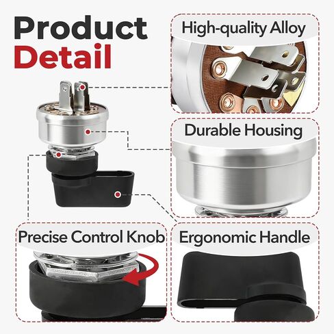 217680 Starter Ignition Switch 4 Position 5 Terminal Fits for Miller Welder 176606 207110 207073, Includes Handle Lever in Kuwait