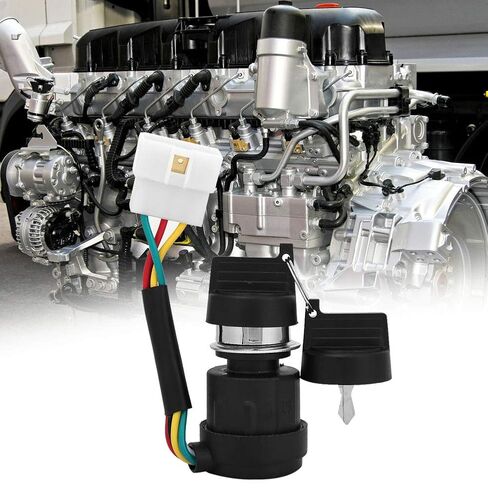 Ignition Key Switch, Keyed Ignition Start Switch, with 2 Keys for 178F/186F Air Cooled Engine Tiller Start Switch in Saudi Arabia