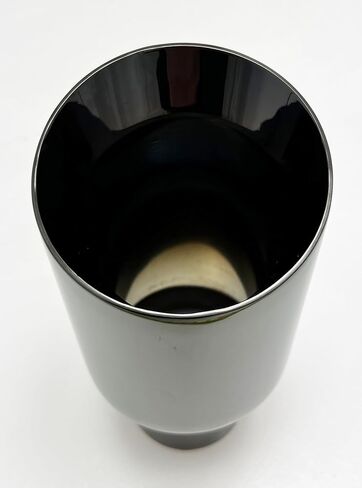 Exhaust Tip 2.50" Inlet 4.00" Outlet 8.00" long WBOSS4008-250-DW-GBK-SS Weld On Slant Angle Graphite Black Chrome 304 Stainless Steel Wesdon Exhaust Tip in Saudi Arabia