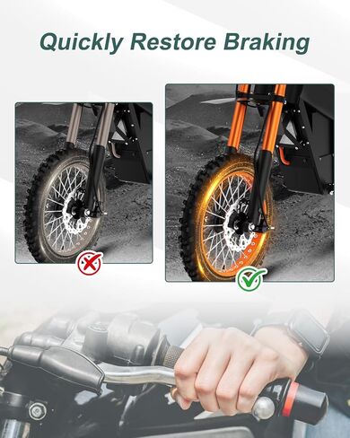 Brake Lever Left and Right Compatible with Tuttio Soleil01 Electric Dirt Bike, E-Bike Motorcycle Lever Handbrake, 2Pcs in Saudi Arabia