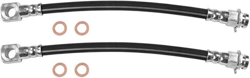 2 Front Outer Brake Hydraulic Hose Brake Line Brake Hose Fits Dodge W100 1989 Fits Dodge W150 1979-1993 Fits Dodge W200 1975 Fits Dodge W200 Pickup 1974 Fits Dodge W300 1975 197 in Saudi Arabia