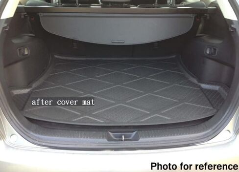All Weather Cargo Trunk Liner Floor Mat Cargo Liner Compatible with Ford Fusion/Mondeo 2007 2008 2009 2010 2011 2012 Black Cargo Mat Rear Cargo Liner Car Trunk Liner in Saudi Arabia