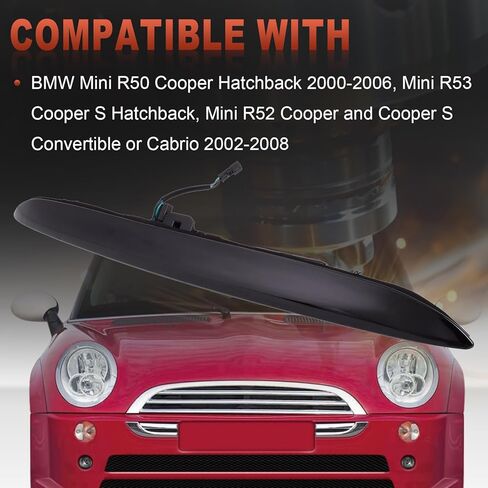 51137167530 الباب الخلفي بمقبض الصندوق الخلفي مع مصباح متوافق مع BMW Mini Cooper 1.6L R50 R52 R53 2002 2003 2004 2005 2006 2007 2008 in Kuwait