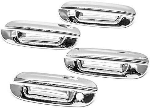 Sizver Chrome Door Handle Covers for 2006-2010 Cadillac DTS in Saudi Arabia