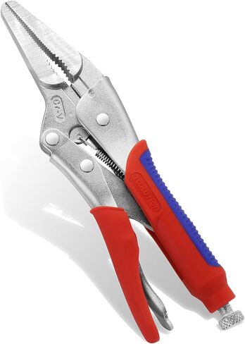 9 Inch vice grips Needle Nose Locking Pliers, CRV Material with Non-Slip TPR Grip for Automotive, Electronics & Hard-to-Reach DIY in Saudi Arabia