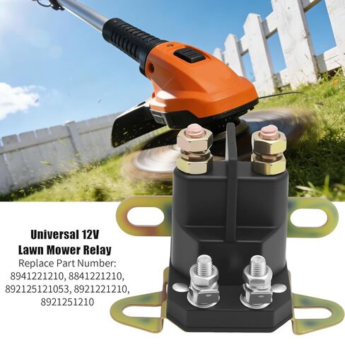 892-1221-210 Universal 12V Lawn Mower Relay, Replacement for Trombetta 892-1251-210-50 DC, Replaces 894-1221-210 892-1251-210 892-1251-210-53 884-1221-210 in Saudi Arabia