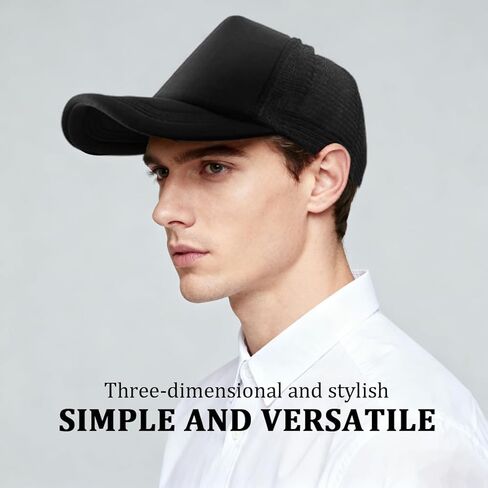 24 Pcs Trucker Hats Bulk Beach Hats for Men Mesh Back Ball Cap Rugged Classic Baseball Trucker Cap for Men and Women in Saudi Arabia