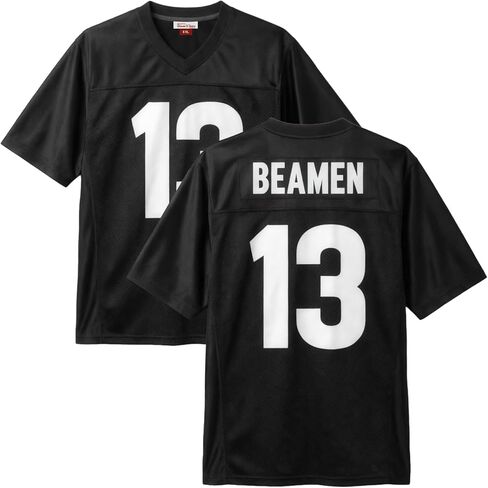 Men’s Willie Beamen #13 Football Jersey - with Polyester and Breathable Mesh – Stitched Letters, Black, Adult S-5XL in Kuwait