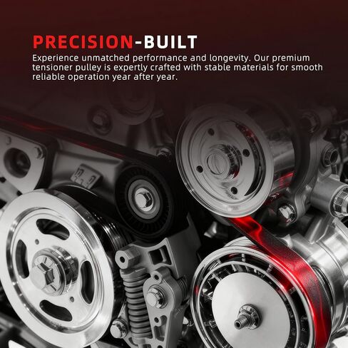 Tesnioner Pulley Serpentine Belt Drive Kit fit for Chrysler Sebring/Pacifica/Town & Country, fit for Dodge Avenger, fit for VW Routan V6 3.5/4.0L Gas 2007-2010 OE*38417 38018 in Kuwait