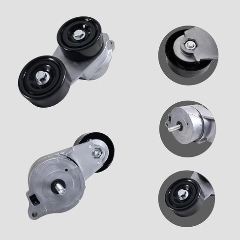 مجموعة مكونات محرك الحزام السربنتين الكاملة 90k-38332، متوافقة مع Acura MDX RL TL ZDX 2003-2013، Honda Accord Odyssey Pilot Ridgeline 2003-2011، مجموعة شداد الحزام مع بكرة المهمل in Kuwait