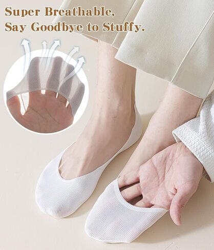 Vihir Thin No Show Socks Low-Cut Invisible Socks Women Men for Summer, Let Your Feet Breathe Freely! in Saudi Arabia