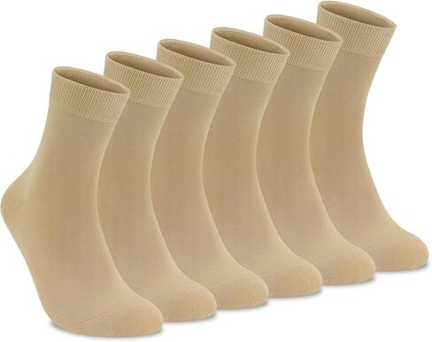 Mens Viscose Bamboo Quarter Crew Socks Thin Casual Soft Lightweight Above Ankle Breathable Classic Socks 6 Pairs in Saudi Arabia