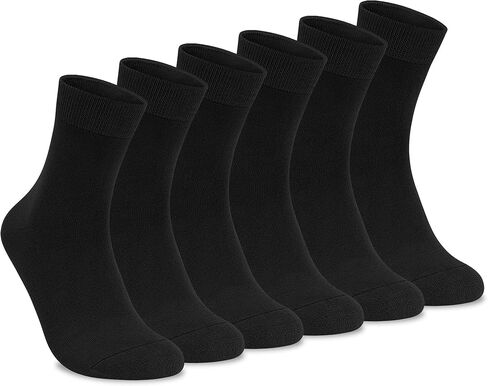Mens Viscose Bamboo Quarter Crew Socks Thin Casual Soft Lightweight Above Ankle Breathable Classic Socks 6 Pairs in Saudi Arabia