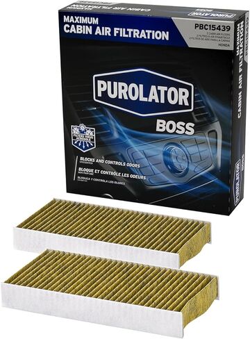 Purolator PBC15439 PurolatorBOSS Premium Cabin Air Filter Compatible With Select Honda and Acura in Saudi Arabia