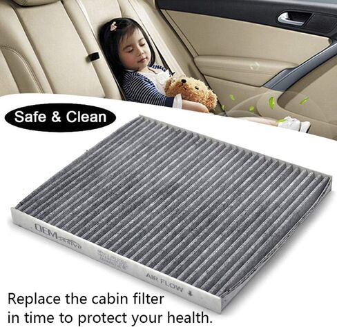 CF10709 Cabin Air Filter for Hyundai Genesis Tucson Coupe Accent Veloster i40 Verna for Kia Forte Rio Rondo Sportage Replace# 97133-2E200 Auto Cabin Filter with Activated Carbon in Saudi Arabia