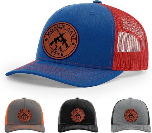 MOLON LABE 2A 1776 Crossed Rifles Round Hat in Saudi Arabia