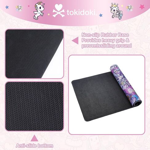 Tokidoki Unicorno Mouse Pad Large Gaming Computer Mouse Pad Extended Keyboard Desk Accessories for Office Computer Laptop（20thAnniversary 35.4 * 15.7 inch） in Saudi Arabia