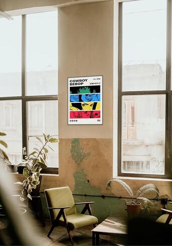 Ouroboros Art & Design - مجموعة ملصقات Cowboy Bebop - ملصق الرسوم المتحركة - لوحة فنية جدارية - Spike Spiegel - Faye Valentine - Jet Black - مجموعة من 4-300 جم - 8x10 بوصة - غير مؤطرة in Kuwait