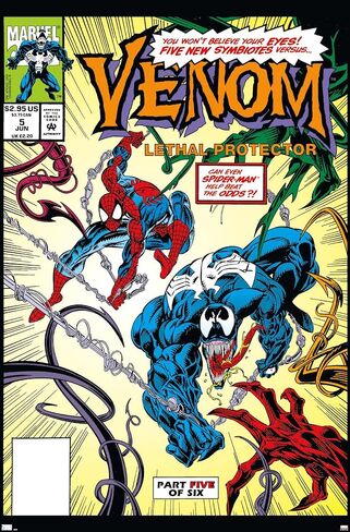 Marvel Comics - Venom: Lethal Protector #5 Wall Poster, 34L" x 22.4W", Unframed Version in Saudi Arabia