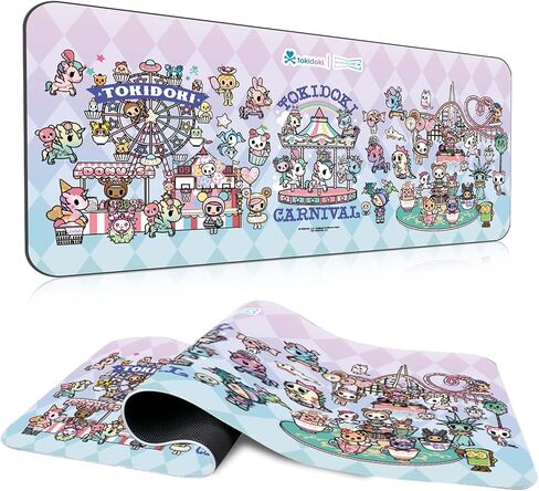 Tokidoki Unicorno Mouse Pad Large Gaming Computer Mouse Pad Extended Keyboard Desk Accessories for Office Computer Laptop（20thAnniversary 35.4 * 15.7 inch） in Saudi Arabia