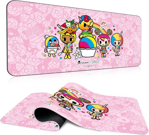 Tokidoki Unicorno Mouse Pad Large Gaming Computer Mouse Pad Extended Keyboard Desk Accessories for Office Computer Laptop（20thAnniversary 35.4 * 15.7 inch） in Saudi Arabia