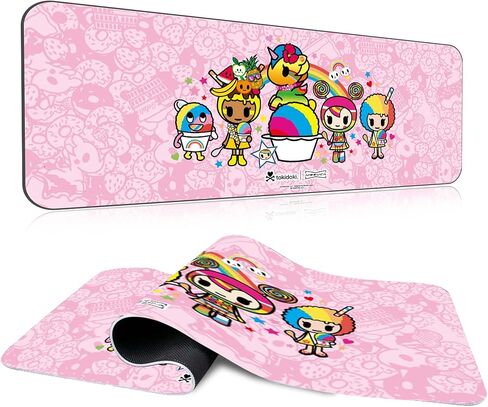 Tokidoki Unicorno Mouse Pad Large Gaming Computer Mouse Pad Extended Keyboard Desk Accessories for Office Computer Laptop（20thAnniversary 35.4 * 15.7 inch） in Saudi Arabia